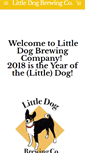 Mobile Screenshot of littledogbrewing.com